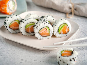 Maki Zalm/Avocado (8 Stuks)