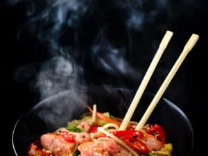 Zalm Wok